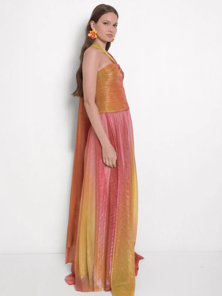 Vrieya Long Flow Maxi Dress