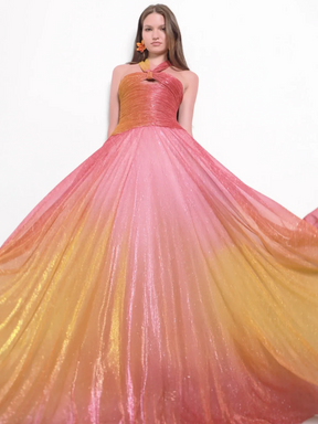 Vrieya Long Flow Maxi Dress